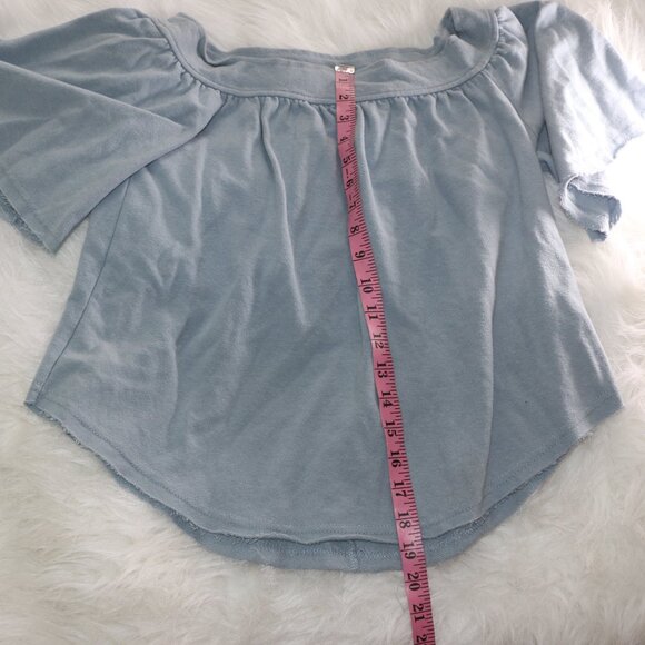 Elodie Light Blue Boat Neck Terry Top – Size Medium 🌊 - Picture 6 of 6